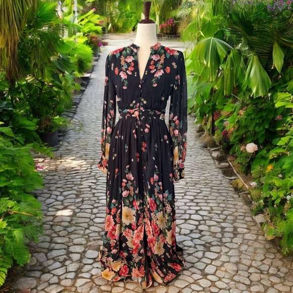 Anthropologie Forever That Girl Vivienne Maxi Dress Size Small - Picture 1 of 11
